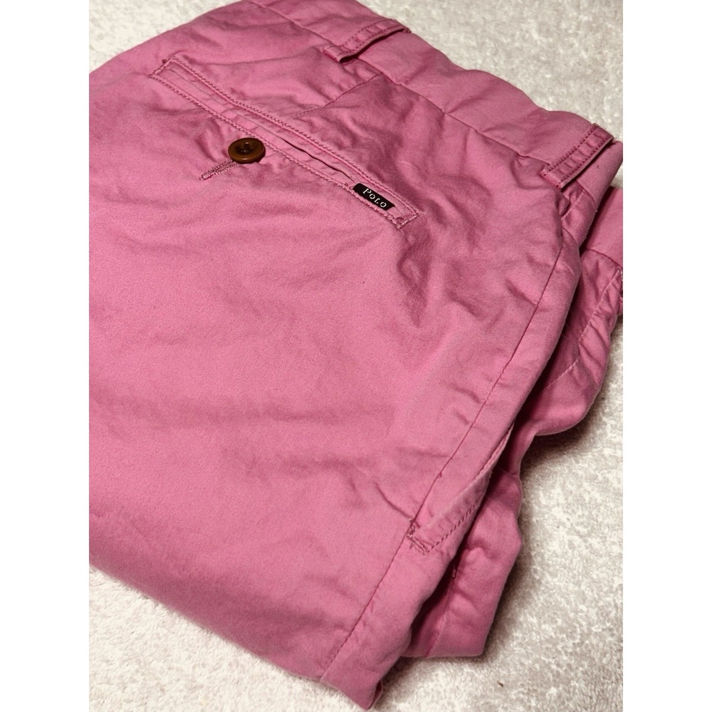 Polo Ralph Lauren Men's 34W Chino Shorts Classic Fit Flat Front Casual Preppy
